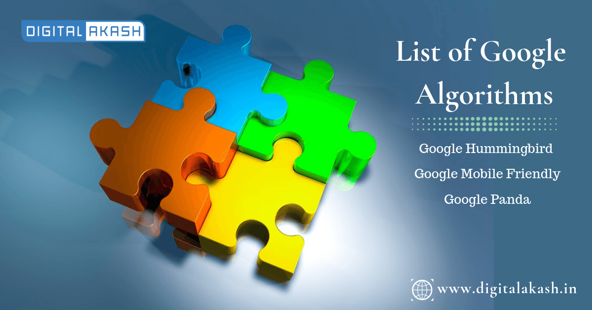 List of Google Algorithm Updates and Important Facts