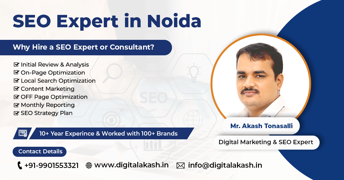 SEO Expert in Noida – Akash Tonasalli