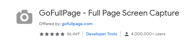 full page screen capture
